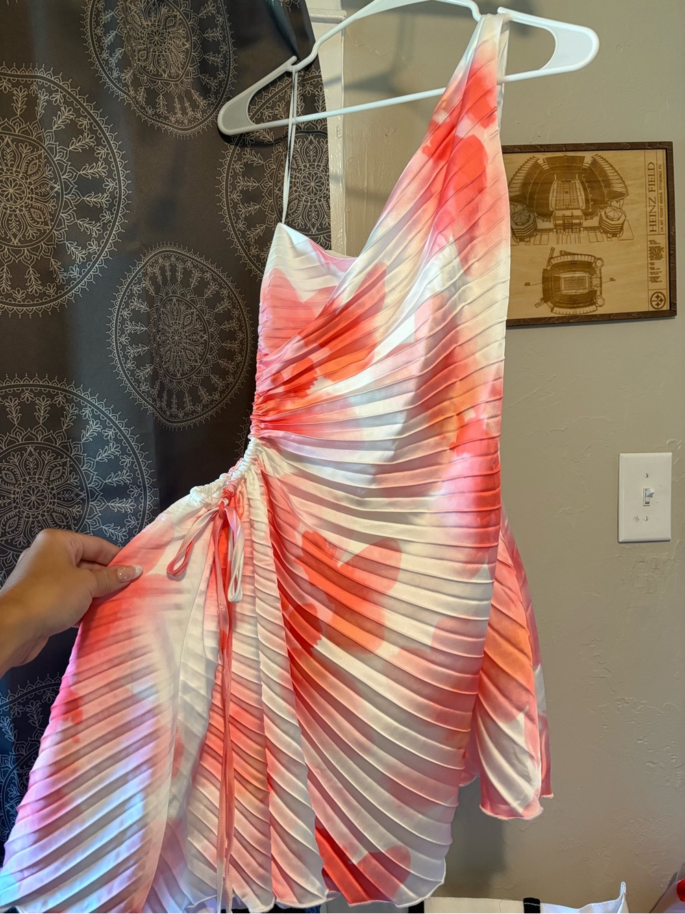 Floral Satin Dress